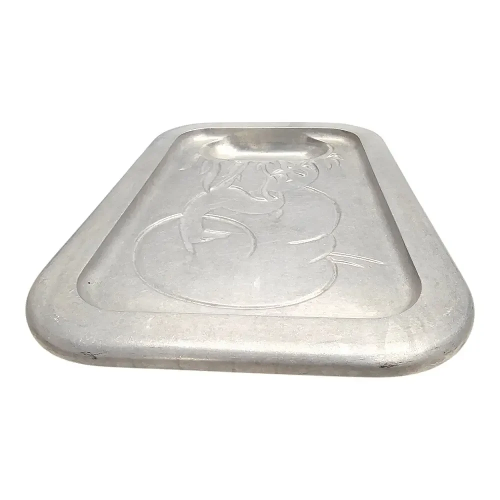 Vintage Griswold Aristocraft Cast Aluminum Deer Meat Carving Serving Platter